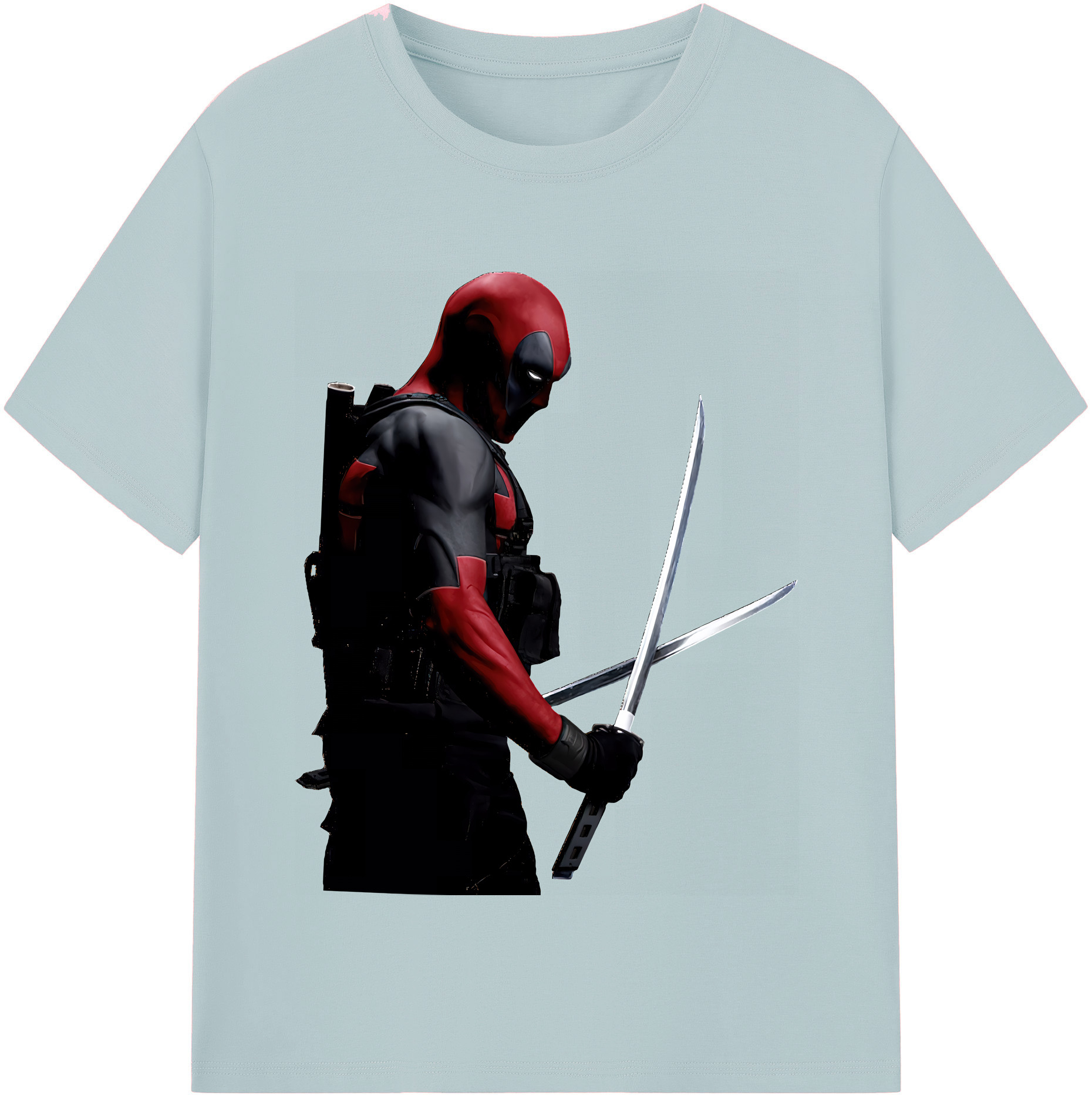 （画像用） Deadpool デッドプール 綿100％半袖Tシャツ（フロントプリント）